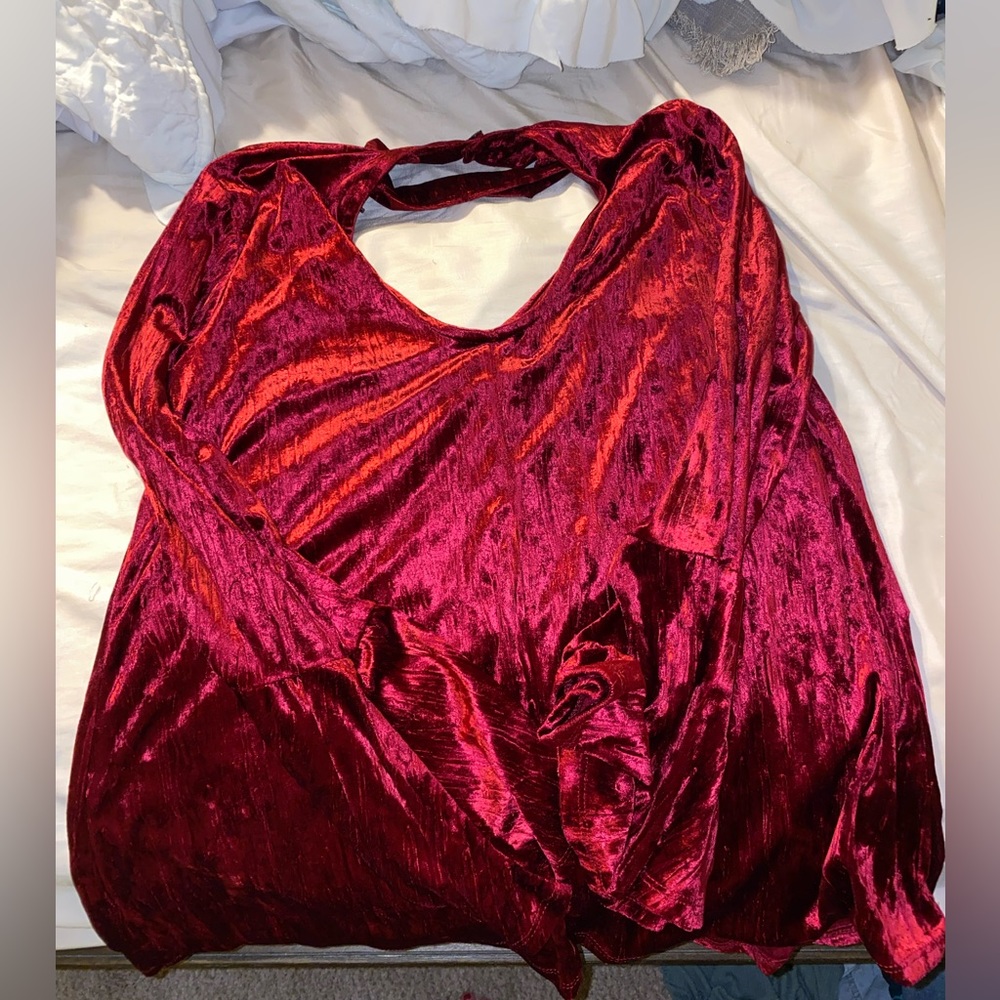 Wrangler Velvet Choker Top